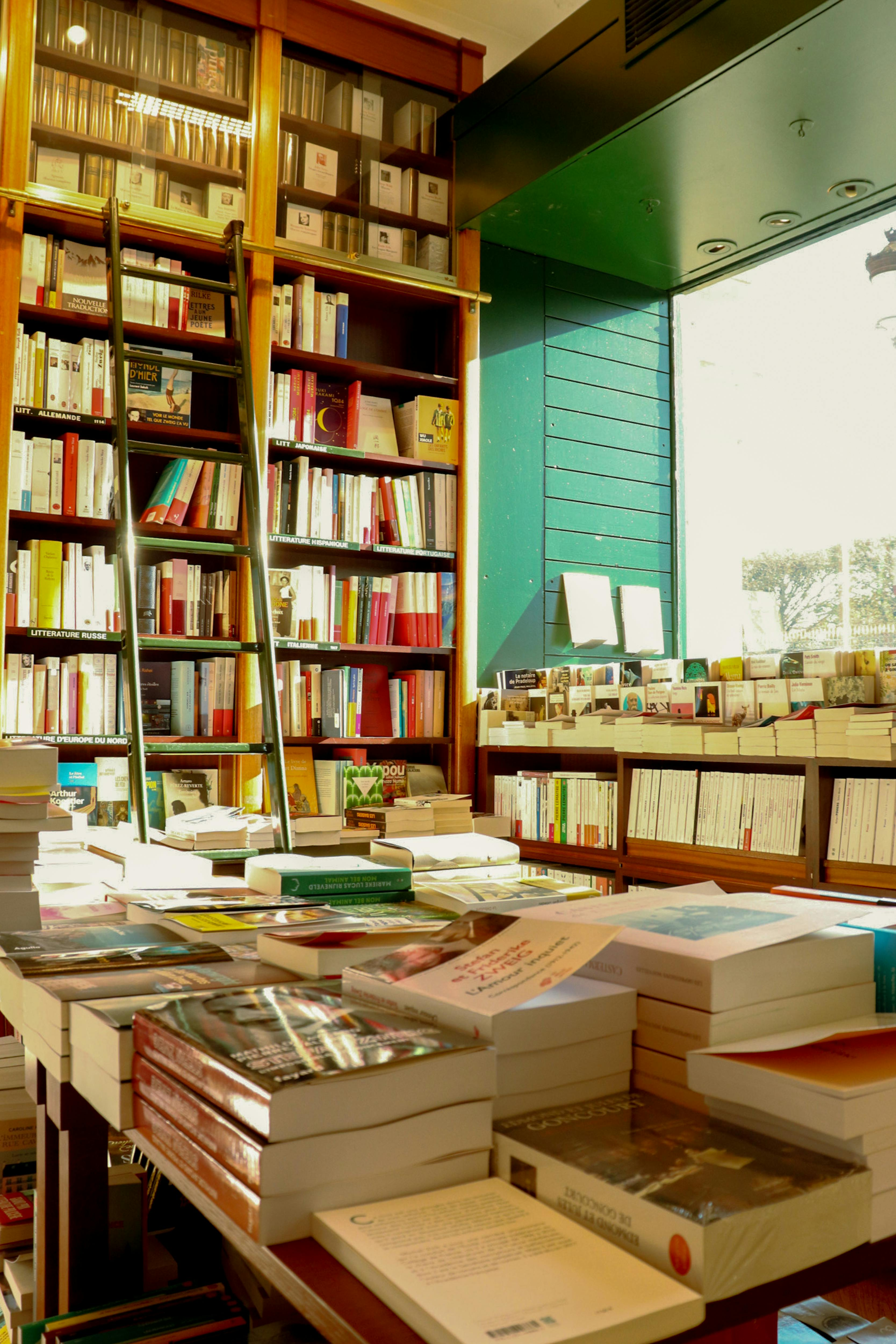 Inside BookNook showing cozy atmosphere
